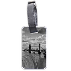 River Thames Waterfall Single-sided Luggage Tag by Londonimages