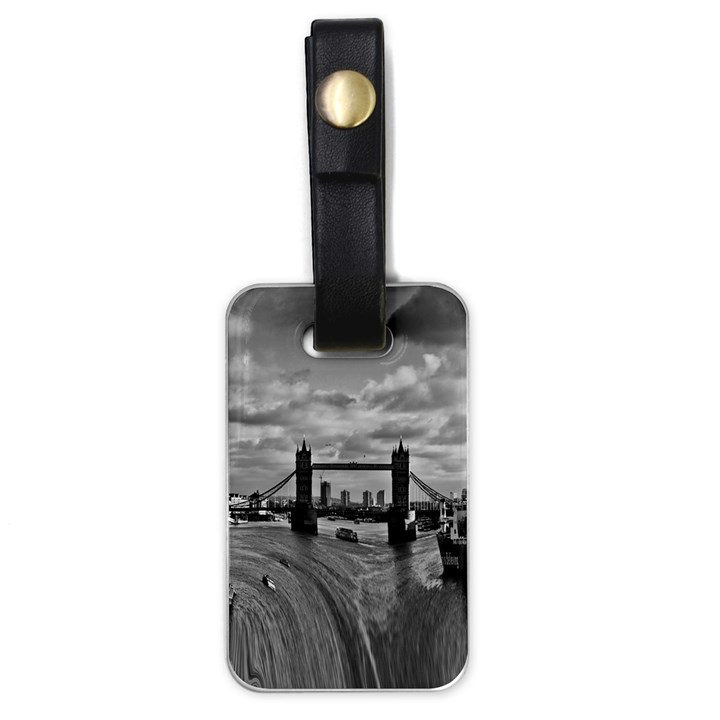 River Thames Waterfall Single-sided Luggage Tag