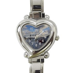 Thames Waterfall Color Classic Elegant Ladies Watch (heart) by Londonimages