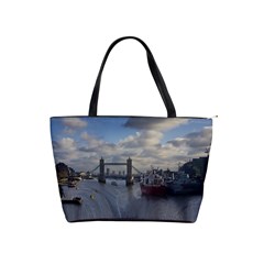 Thames Waterfall Color Large Shoulder Bag by Londonimages