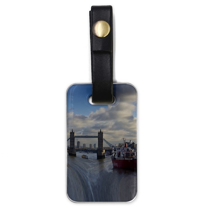 Thames Waterfall Color Single-sided Luggage Tag