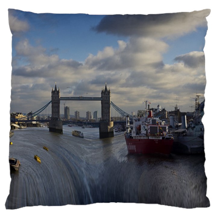 Thames Waterfall Color Large Cushion Case (Two Sides)