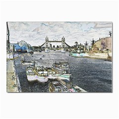 River Thames Art 10 Pack Large Postcard by Londonimages