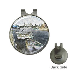 River Thames Art Hat Clip With Golf Ball Marker by Londonimages