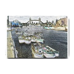 River Thames Art Small Door Mat