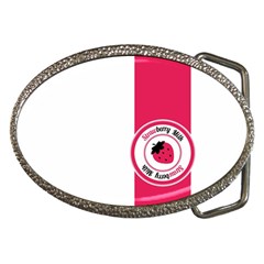 Brand Ribbon Pink With White Belt Buckle by strawberrymilk