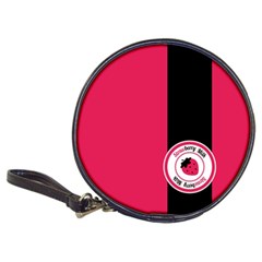 Brand Ribbon Black With Pink Classic 20-cd Wallet