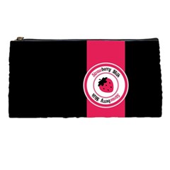 Brand Ribbon Pink With Black Pencil Case