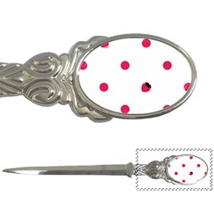 Strawberry Dots Pink Letter Opener by strawberrymilk