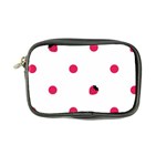 Strawberry Dots Pink Coin Purse Front