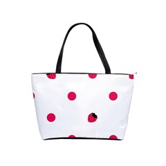 Strawberry Dots Pink Classic Shoulder Handbag