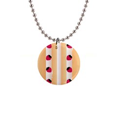 Origin Strawberry Cream Cake 1  Button Necklace by strawberrymilk