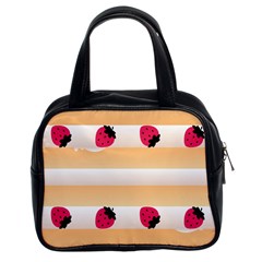 Origin Strawberry Cream Cake Classic Handbag (two Sides)