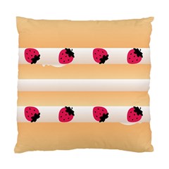 Origin Strawberry Cream Cake Cushion Case (two Sides)