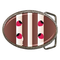 Choco Strawberry Cream Cake Belt Buckle by strawberrymilk