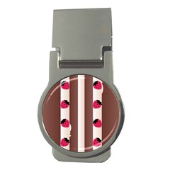 Choco Strawberry Cream Cake Money Clip (round) by strawberrymilk