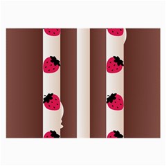 Choco Strawberry Cream Cake Glasses Cloth (large, Two Sides) by strawberrymilk