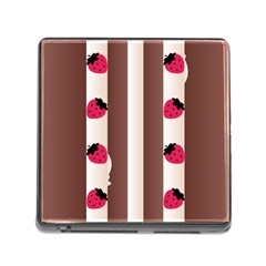 Choco Strawberry Cream Cake Memory Card Reader With Storage (square) by strawberrymilk