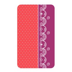 Lace Dots With Violet Rose Memory Card Reader (rectangular)