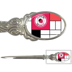 Brand Strawberry Piet Mondrian White Paper Knife