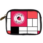 Brand Strawberry Piet Mondrian White Compact Camera Case Front