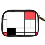 Brand Strawberry Piet Mondrian White Compact Camera Case Back