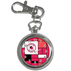 Brand Strawberry Piet Mondrian Pink Key Chain & Watch by strawberrymilk