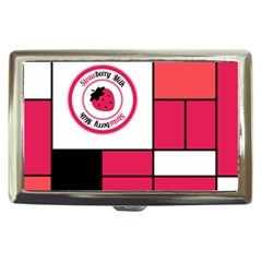 Brand Strawberry Piet Mondrian Pink Cigarette Box