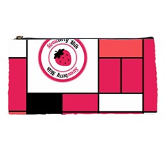 Brand Strawberry Piet Mondrian Pink Pencil Case by strawberrymilk