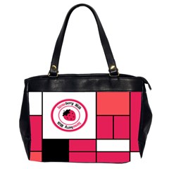 Brand Strawberry Piet Mondrian Pink Twin-sided Oversized Handbag by strawberrymilk