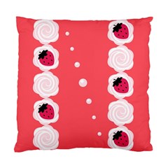 Cake Top Rose Cushion Case (two Sides)