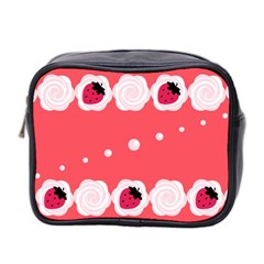 Cake Top Rose Mini Toiletries Bag (two Sides)