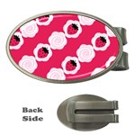 Cake Top Pink Money Clip (Oval) Front