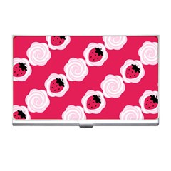 Cake Top Pink Business Card Holder