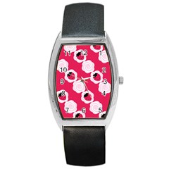 Cake Top Pink Barrel Style Metal Watch by strawberrymilk