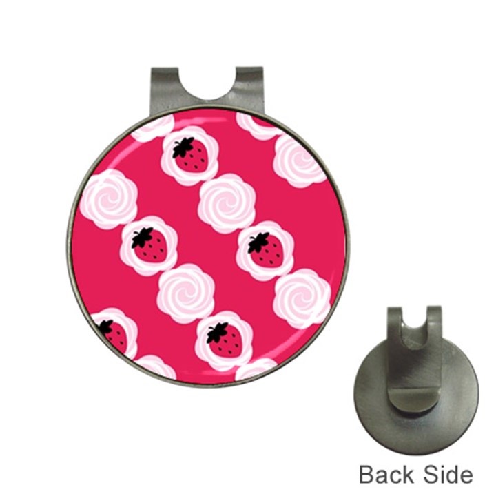 Cake Top Pink Golf Ball Marker Hat Clip