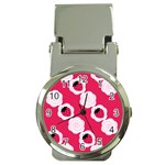 Cake Top Pink Money Clip Watch Front