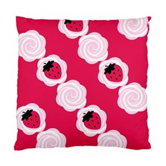 Cake Top Pink Cushion Case (One Side)