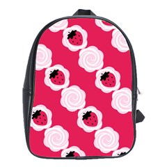 Cake Top Pink School Bag (Large)