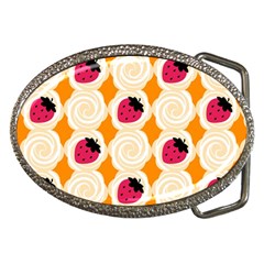 Cake Top Orange Belt Buckle by strawberrymilk