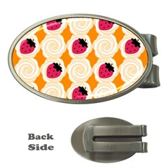 Cake Top Orange Money Clip (oval) by strawberrymilk