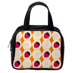 Cake Top Orange Classic Handbag (one Side)