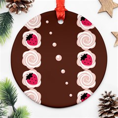 Cake Top Choco Ornament (round)