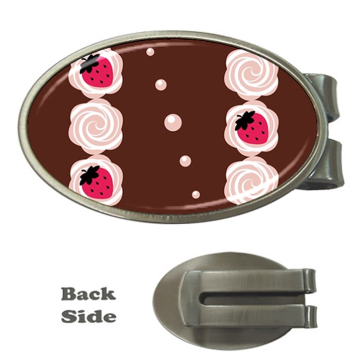 Cake Top Choco Money Clip (Oval)