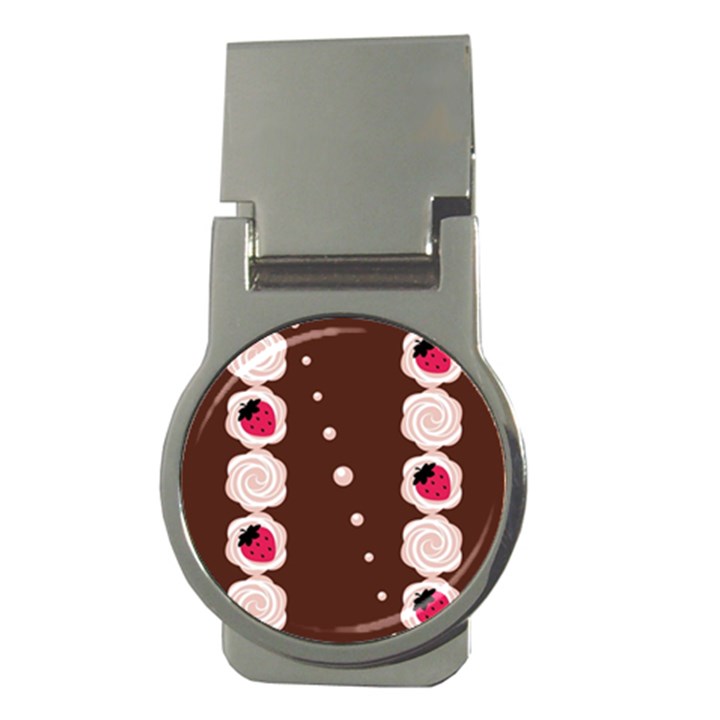 Cake Top Choco Money Clip (Round)