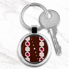 Cake Top Choco Key Chain (round)