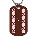 Cake Top Choco Dog Tag (One Side) Front