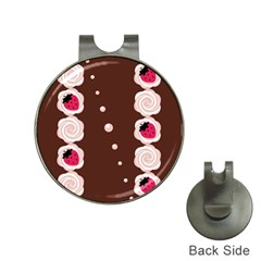 Cake Top Choco Golf Ball Marker Hat Clip