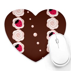 Cake Top Choco Mousepad (heart)