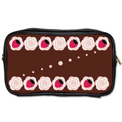 Cake Top Choco Toiletries Bag (two Sides)